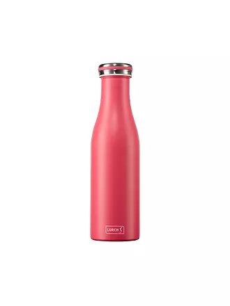 LURCH | Isolierflasche - Thermosflasche Edelstahl 0,5l Pink | 